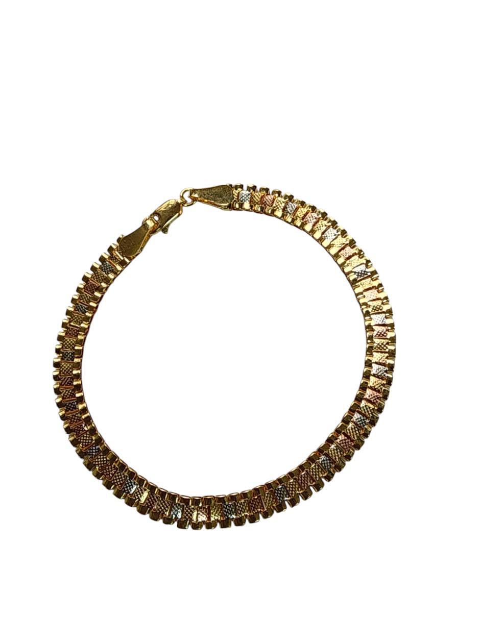 Brazalete limerence by claudia herrera "de" oro laminado "con" sin gema 14 k no aplica "acabado"