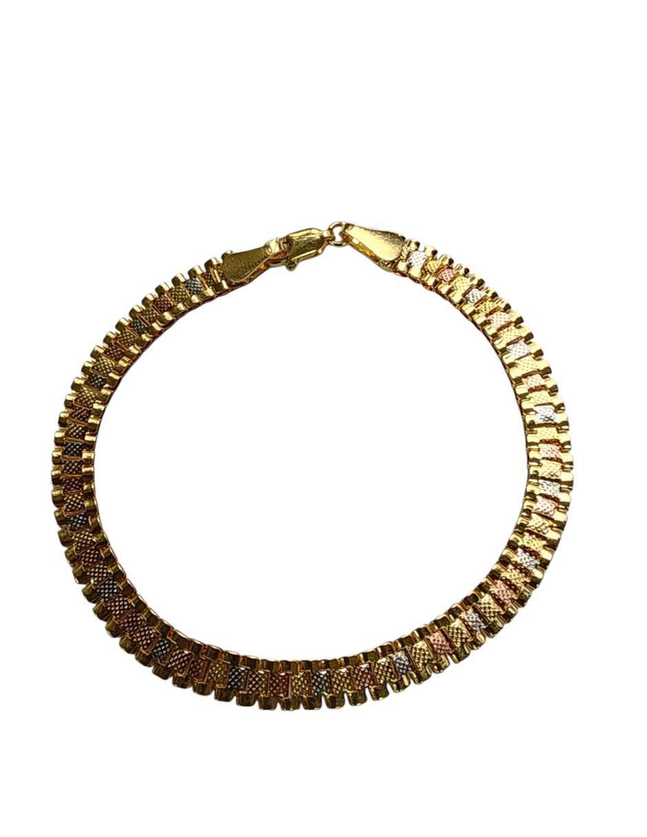 Brazalete limerence by claudia herrera "de" oro laminado "con" sin gema 14 k no aplica "acabado"