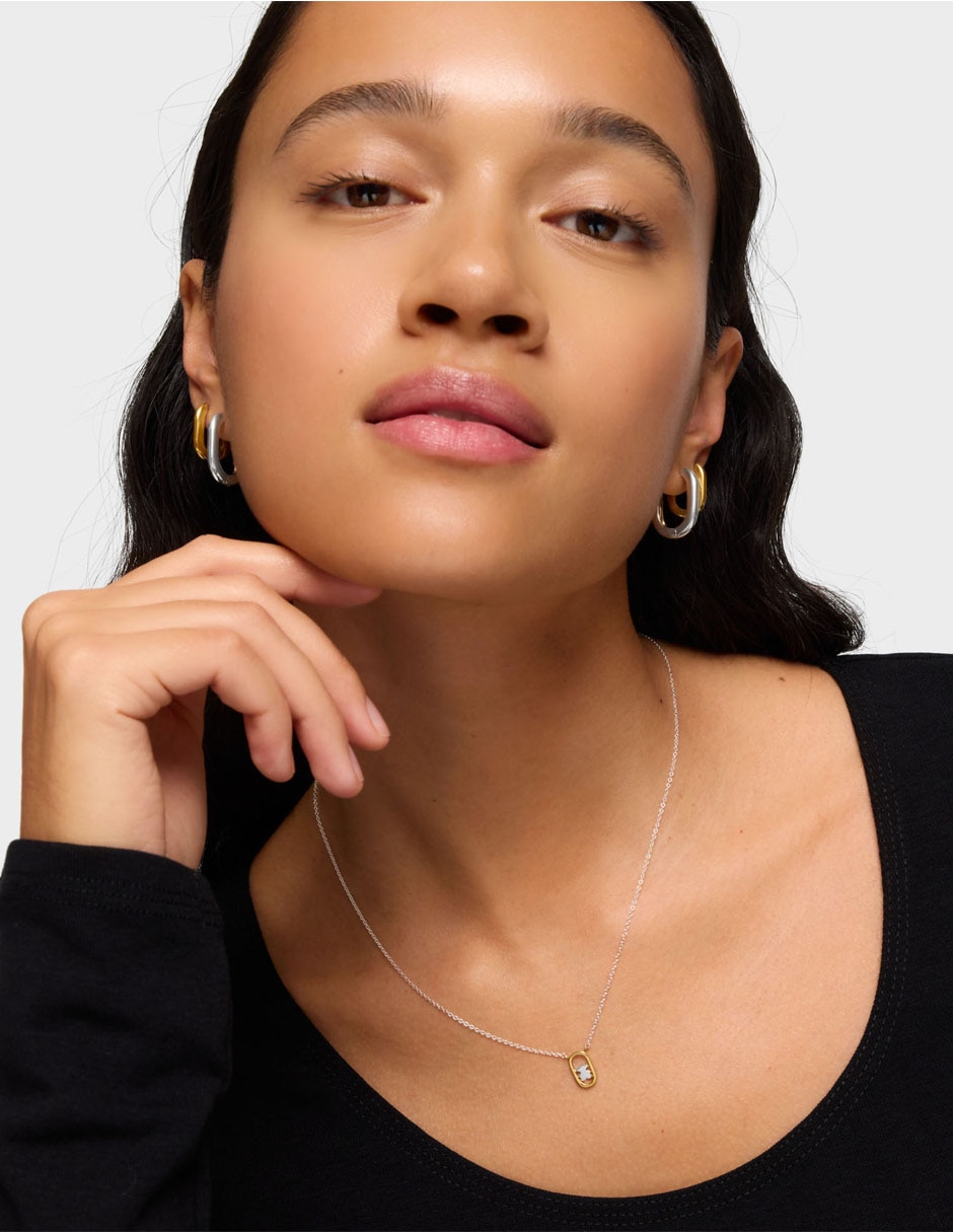Collar de eslabones Camille de plata P 925