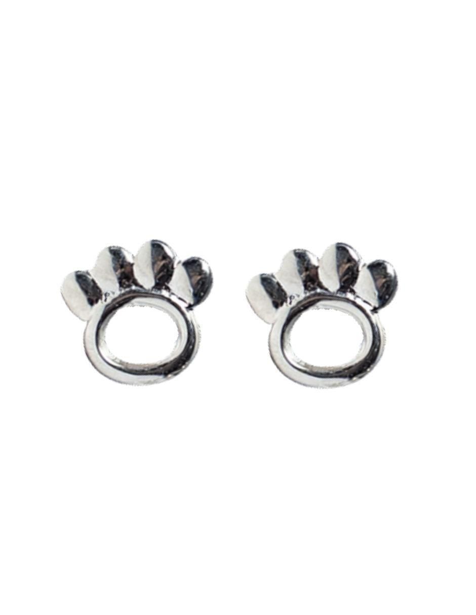 Broqueles de huella de plata P 925