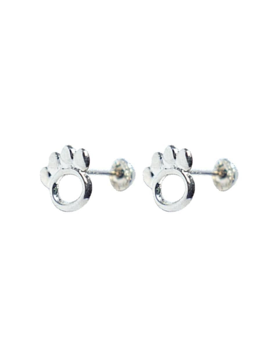 Broqueles de huella de plata P 925 3