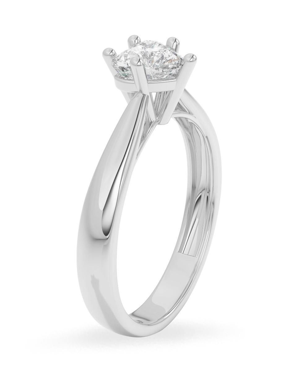 Anillo de compromiso 14 k diamante 3