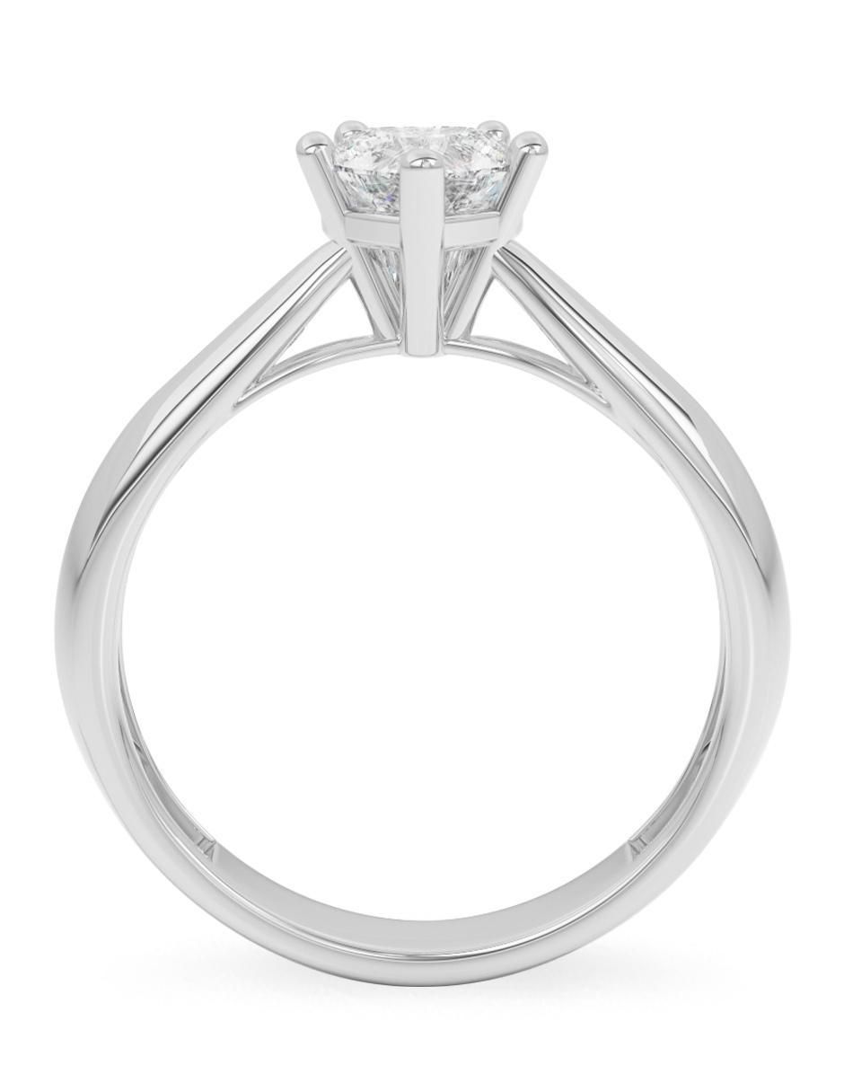 Anillo de compromiso 14 k diamante 4