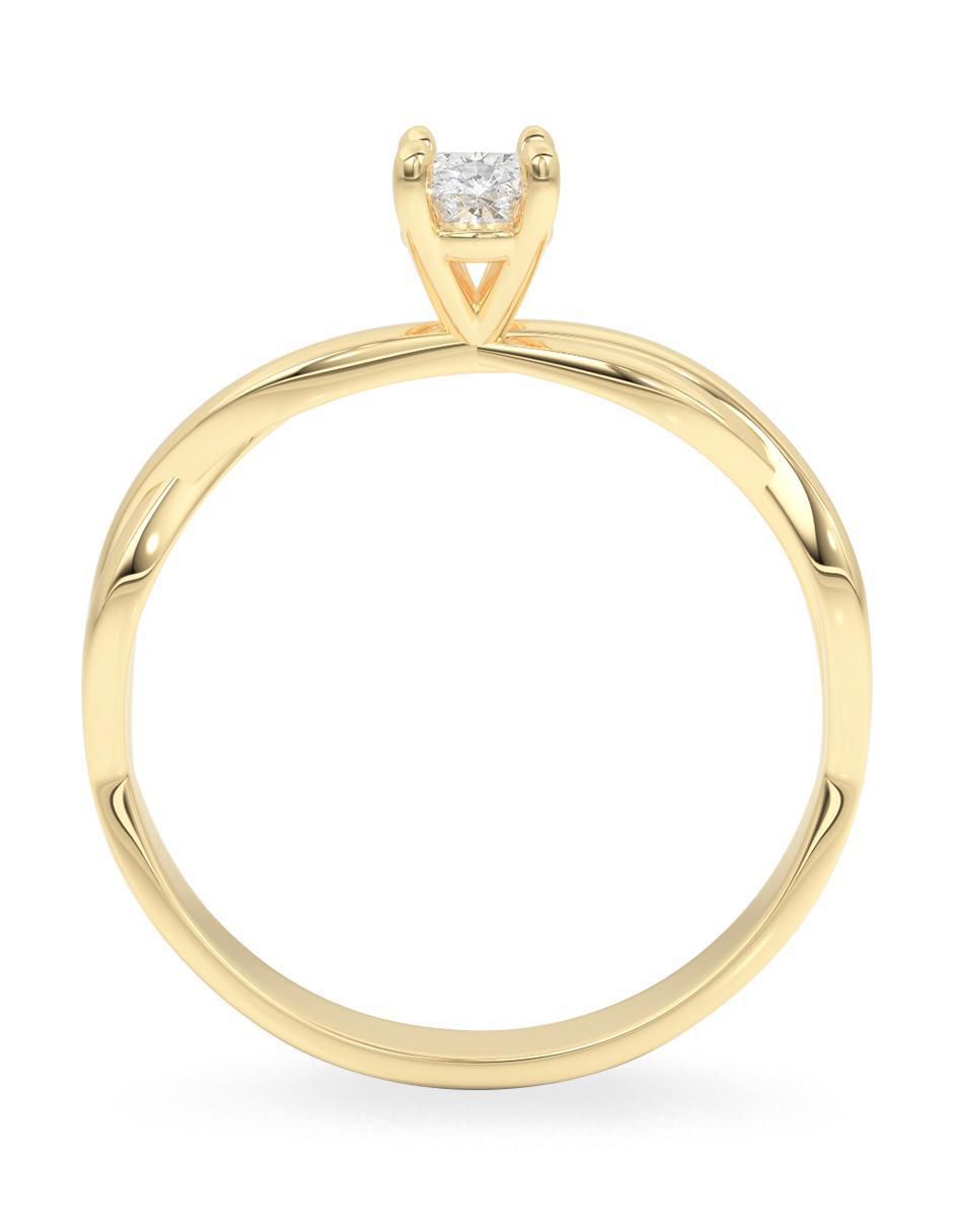 Anillo de compromiso 14 k 3