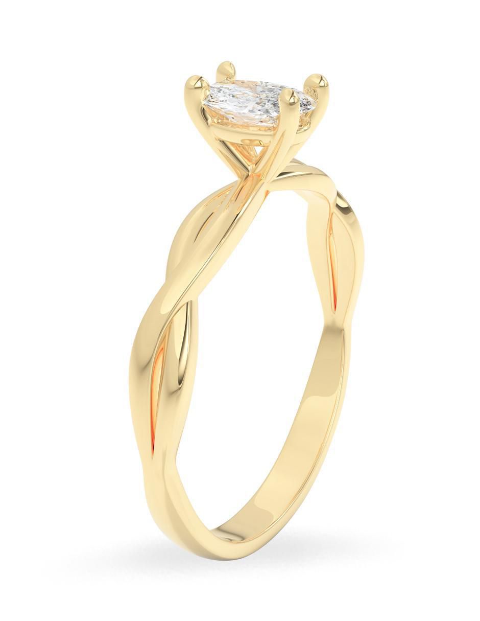 Anillo de compromiso 14 k 2