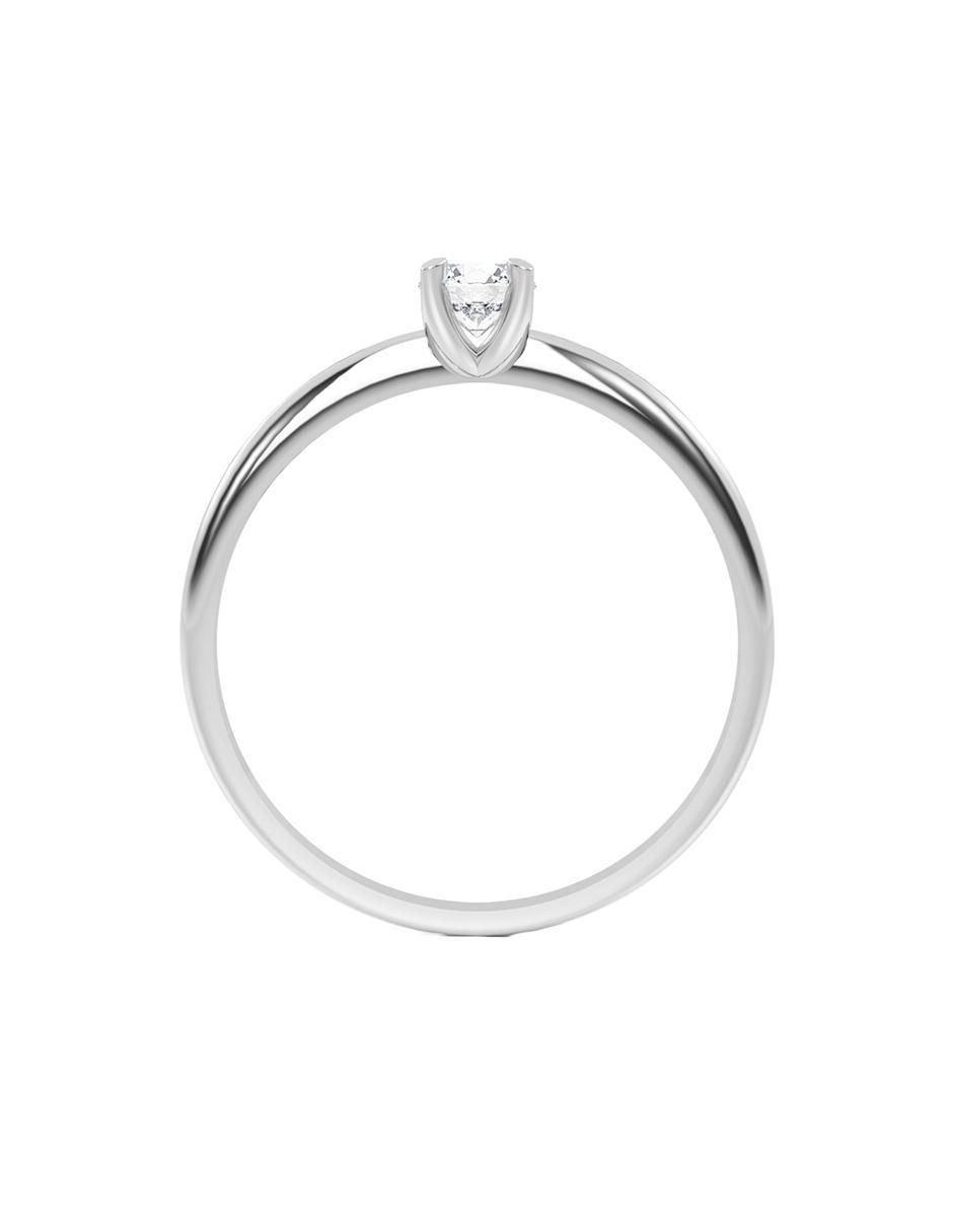 Anillo 14 k de oro zirconia brillante 2