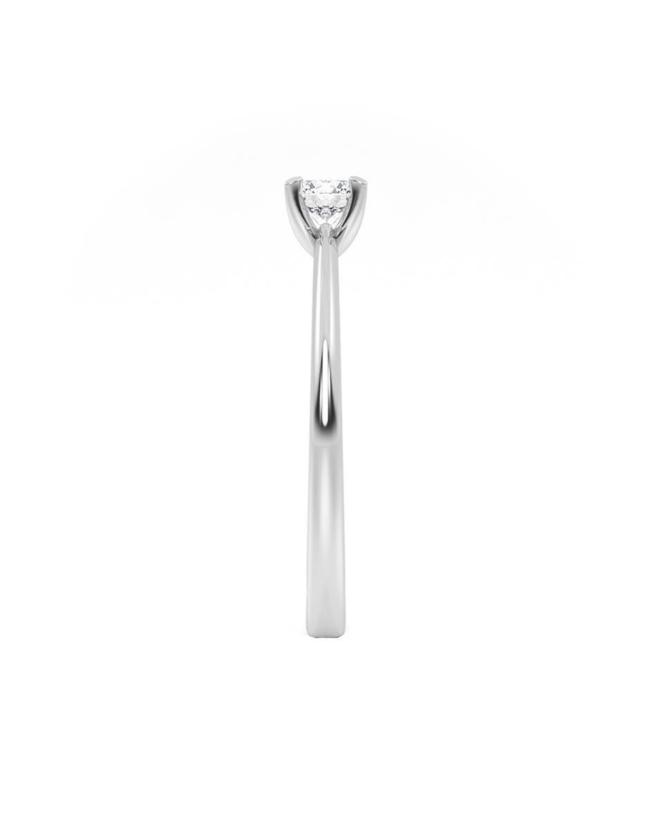 Anillo 14 k de oro zirconia brillante 3