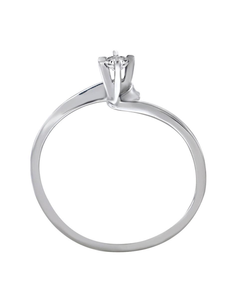 Anillo de compromiso 14 k Karolina diamante 2