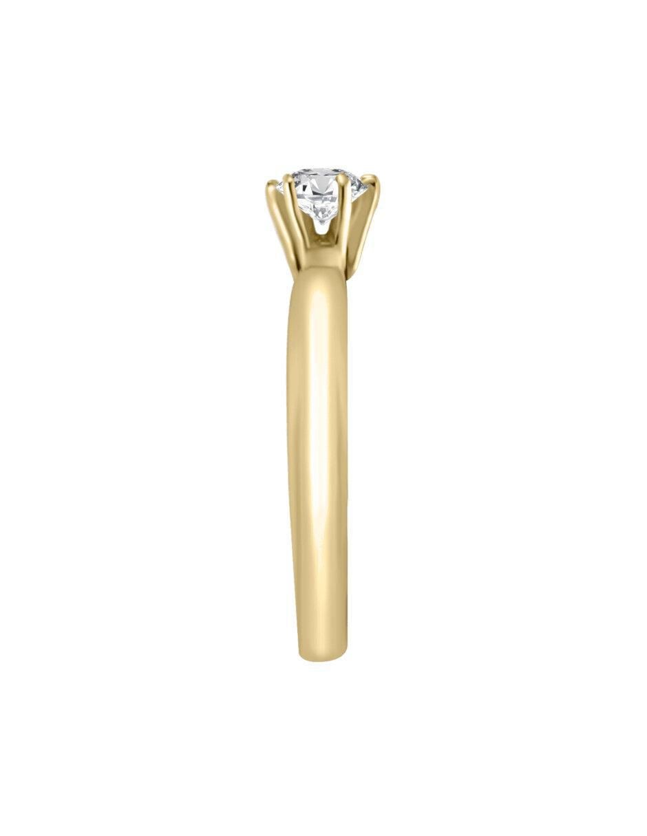 Anillo de compromiso 14 k Esplendor diamante 5