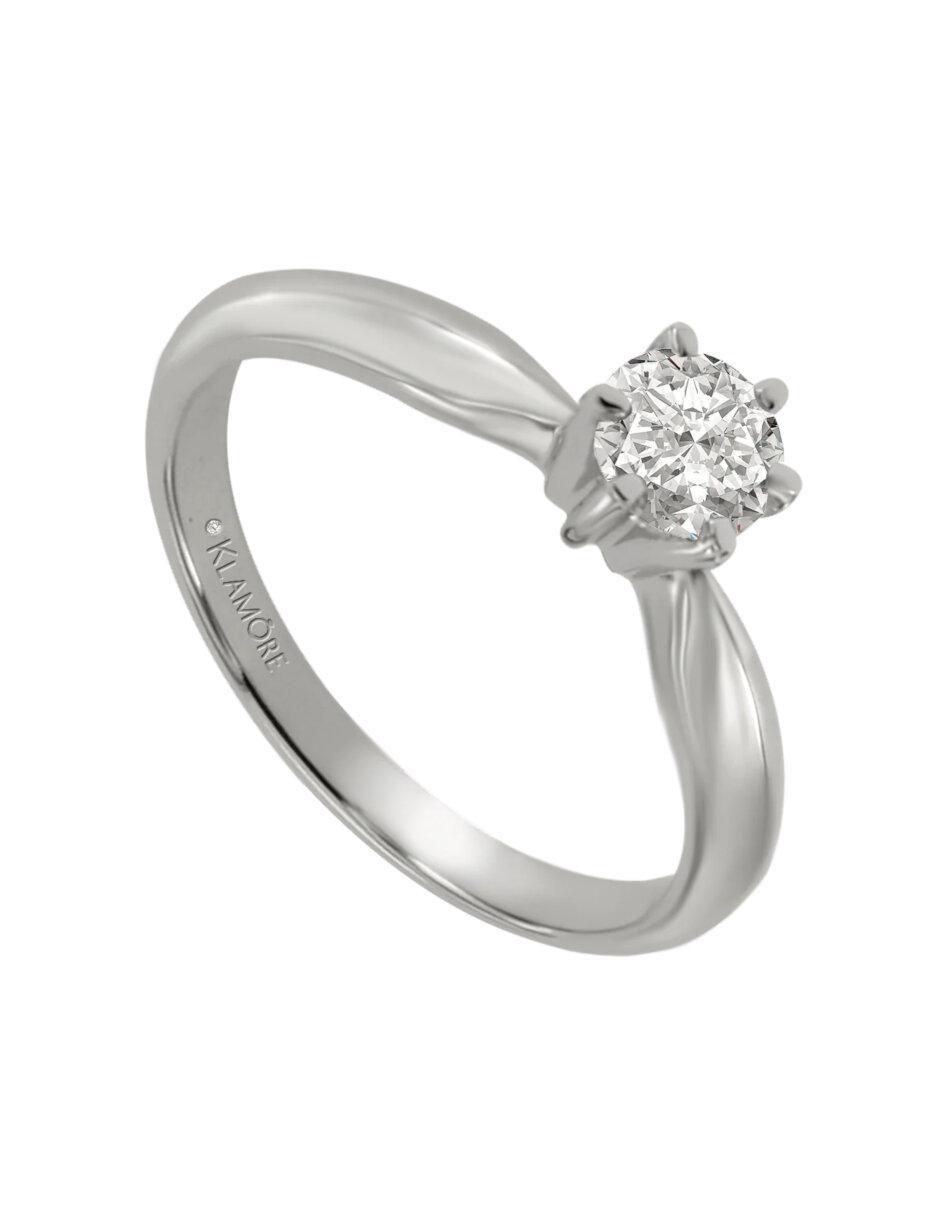 Anillo de compromiso 14 k Esplendor diamante 2