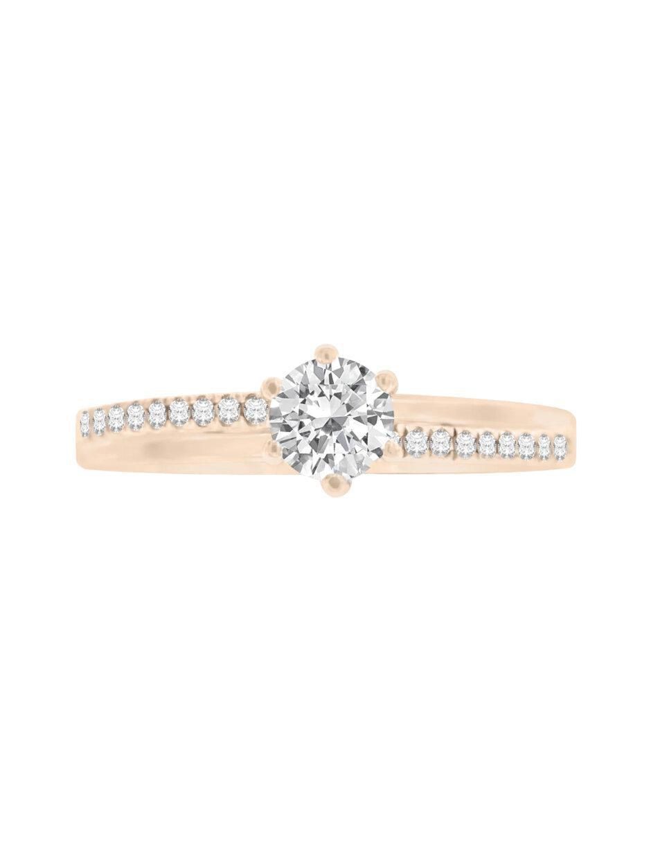 Anillo de compromiso 14 k Lina diamante Anillo de compromiso 14 k Lina diamante