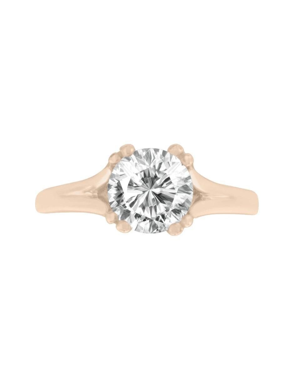 Anillo de compromiso 14 k Bertha diamante