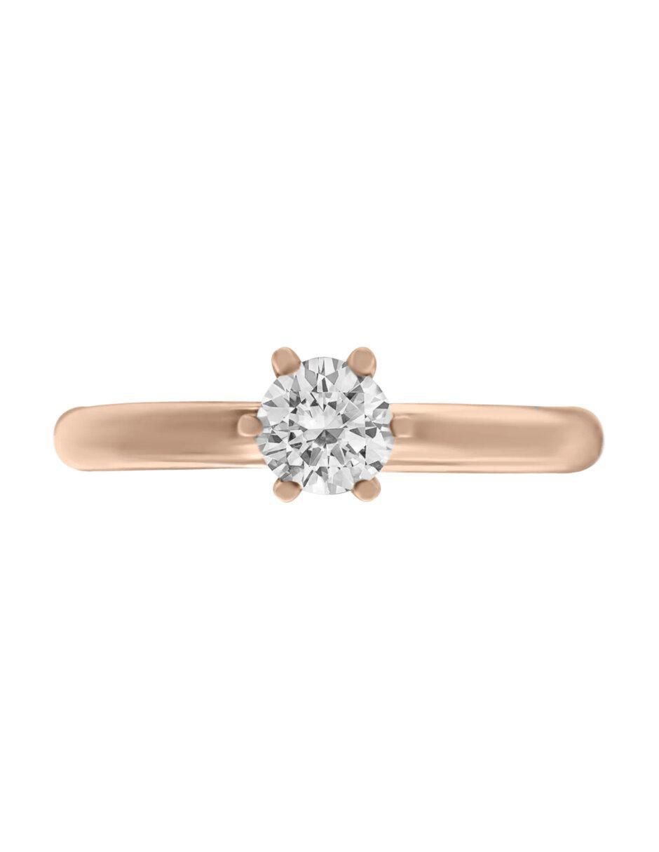 Anillo de compromiso 14 k Isabella diamante Anillo de compromiso 14 k Isabella diamante