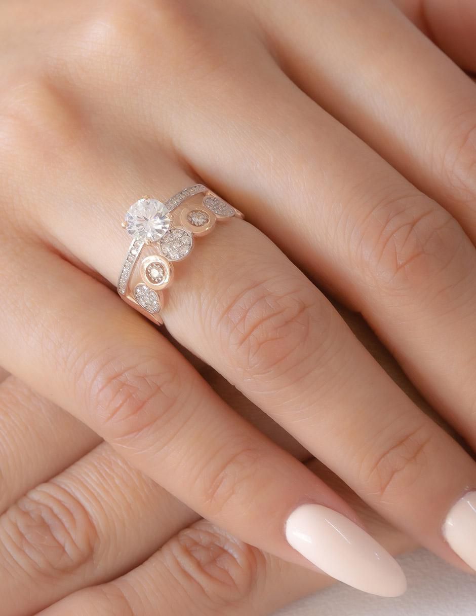 Anillo de compromiso 10 k 5