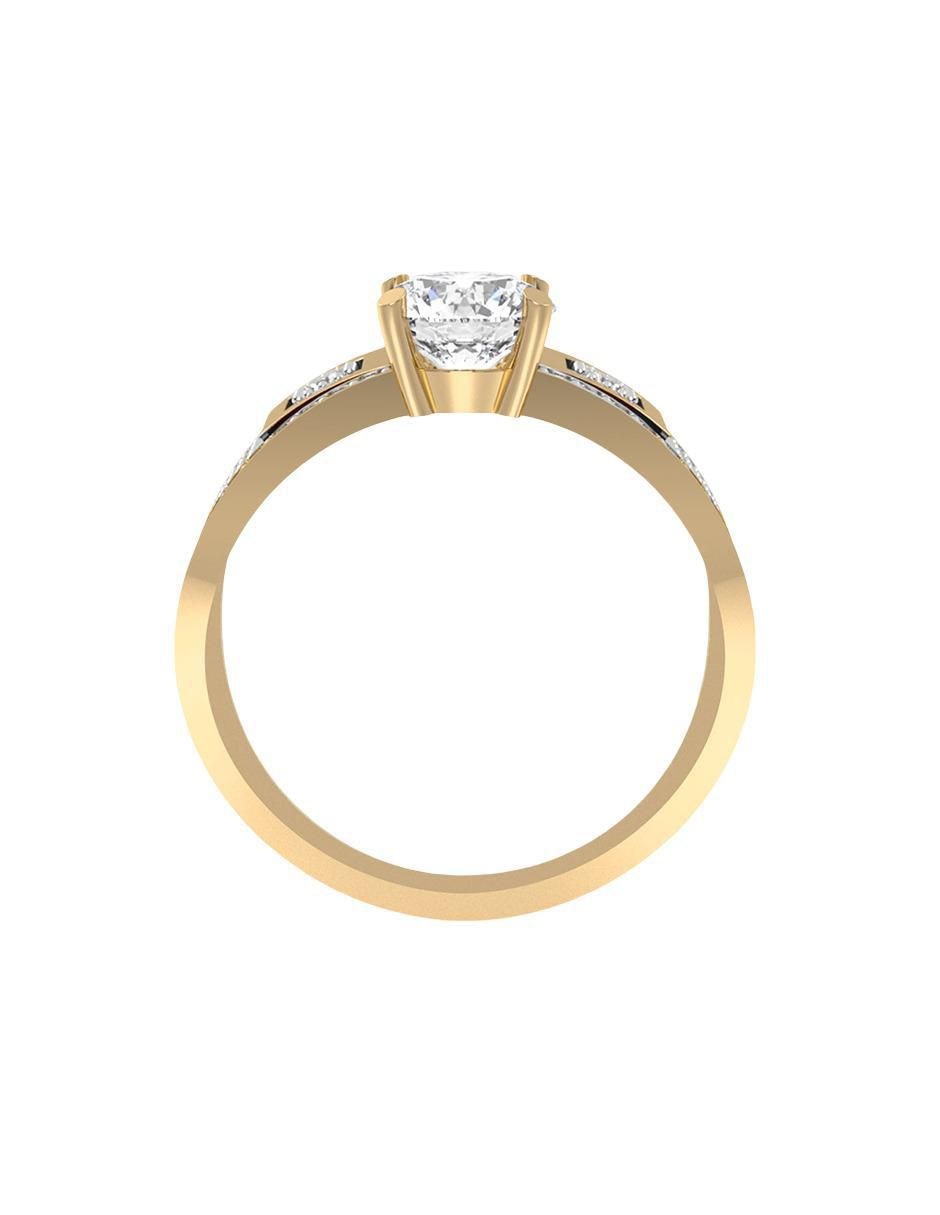 Anillo de compromiso 14 k 5