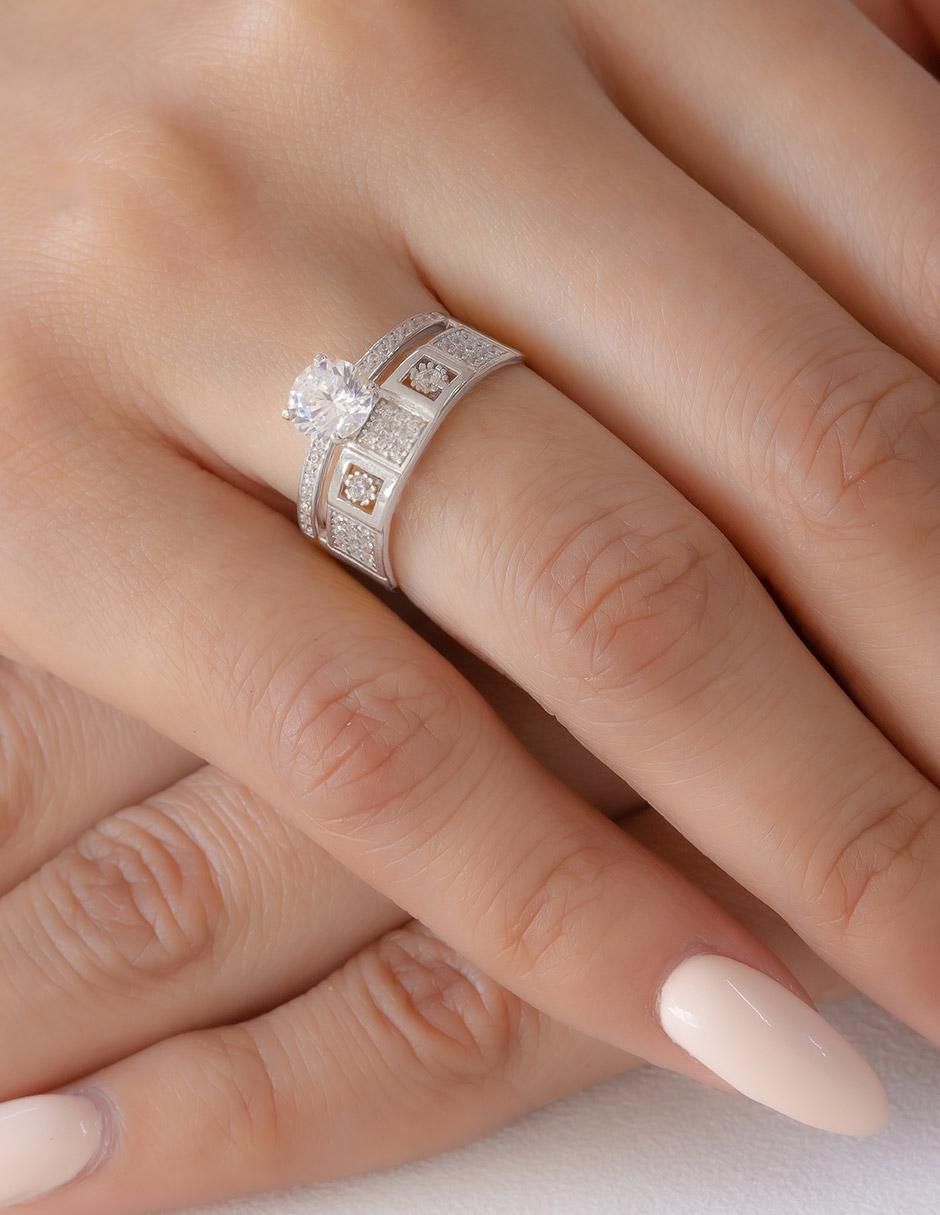 Anillo de compromiso 14 k 4