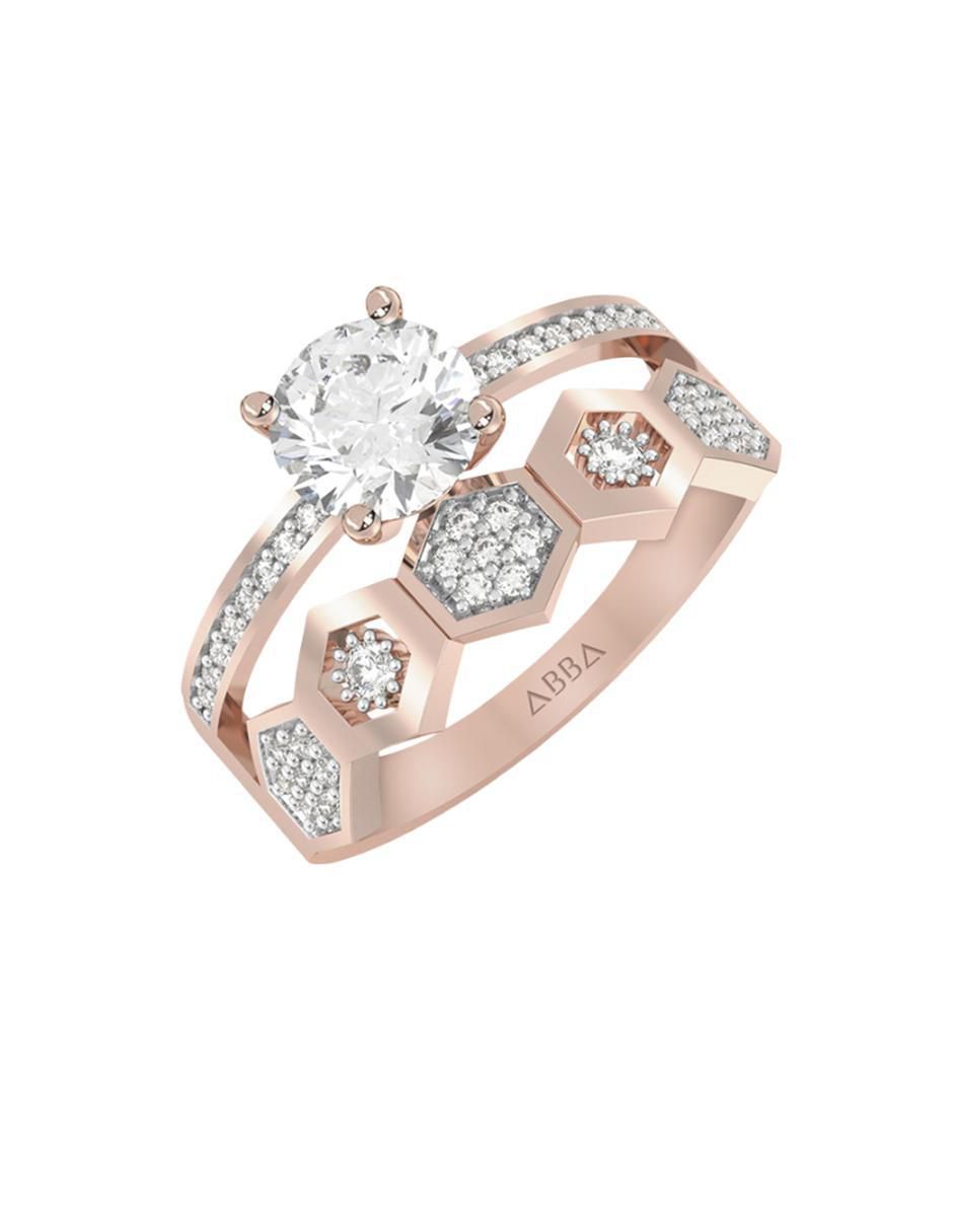 Anillo de compromiso 10 k 2
