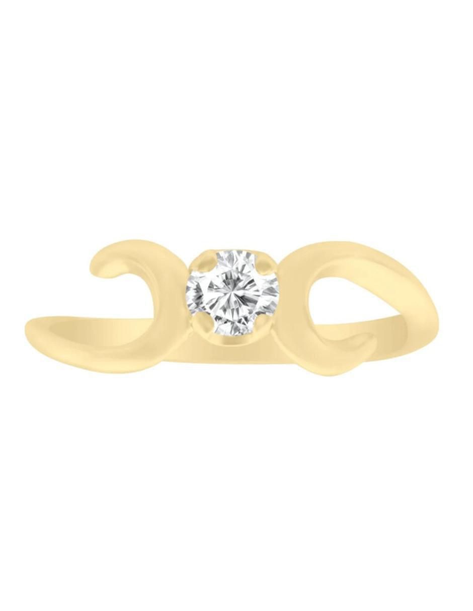 Anillo de compromiso 14 k Enora diamante Anillo de compromiso 14 k Enora diamante