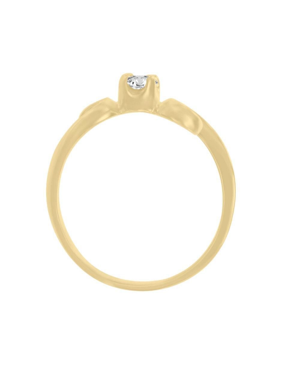 Anillo de compromiso 14 k Enora diamante 4