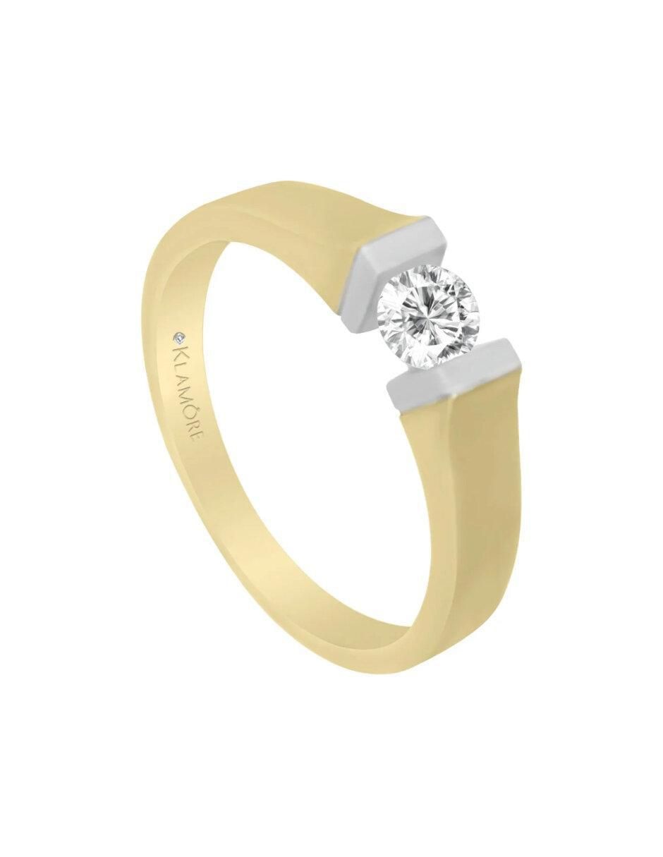 Anillo de compromiso 14 k Fame diamante 2