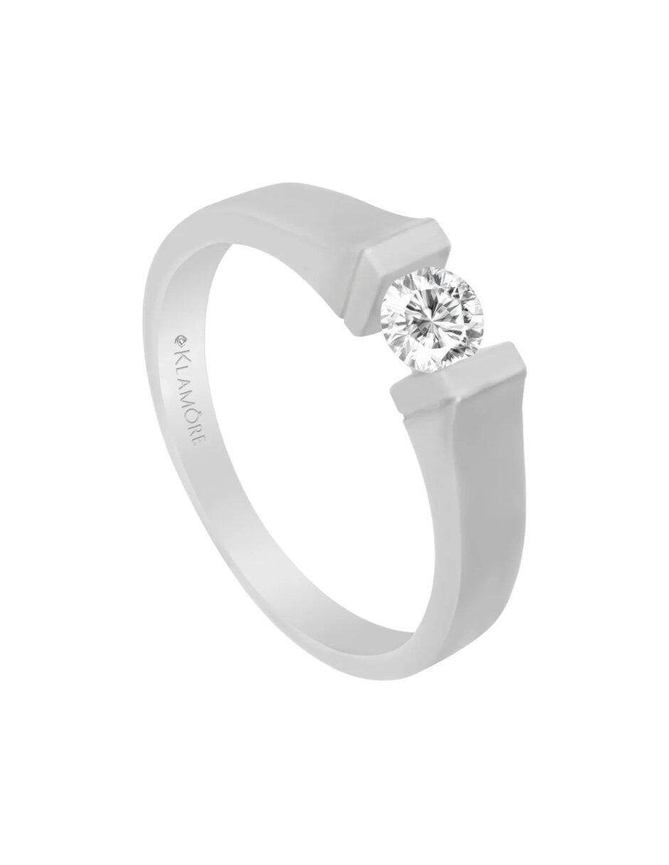 Anillo de compromiso 14 k fame diamante 3