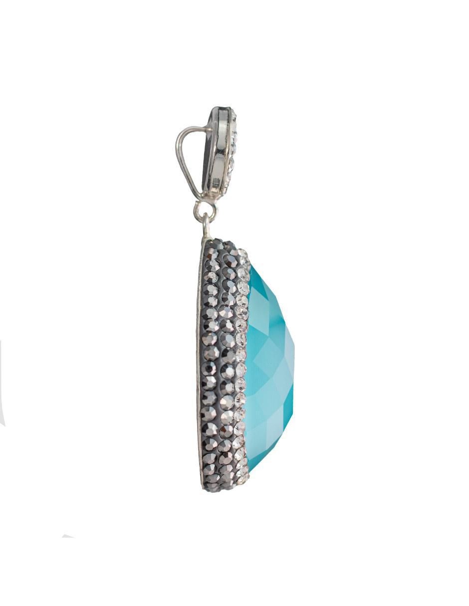 Dije de gota Queen Farah de plata P 925 5