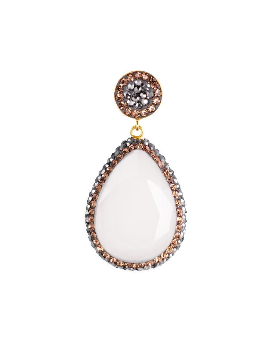 Dije de gota Queen Farah de plata P 925 ojo de gato