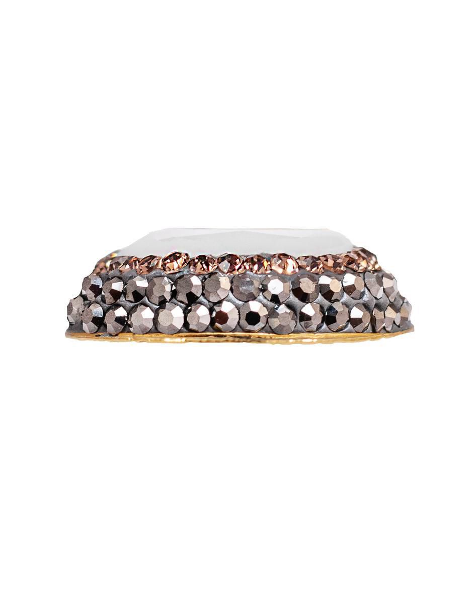 Dije de gota Queen Farah de plata P 925 ojo de gato 6
