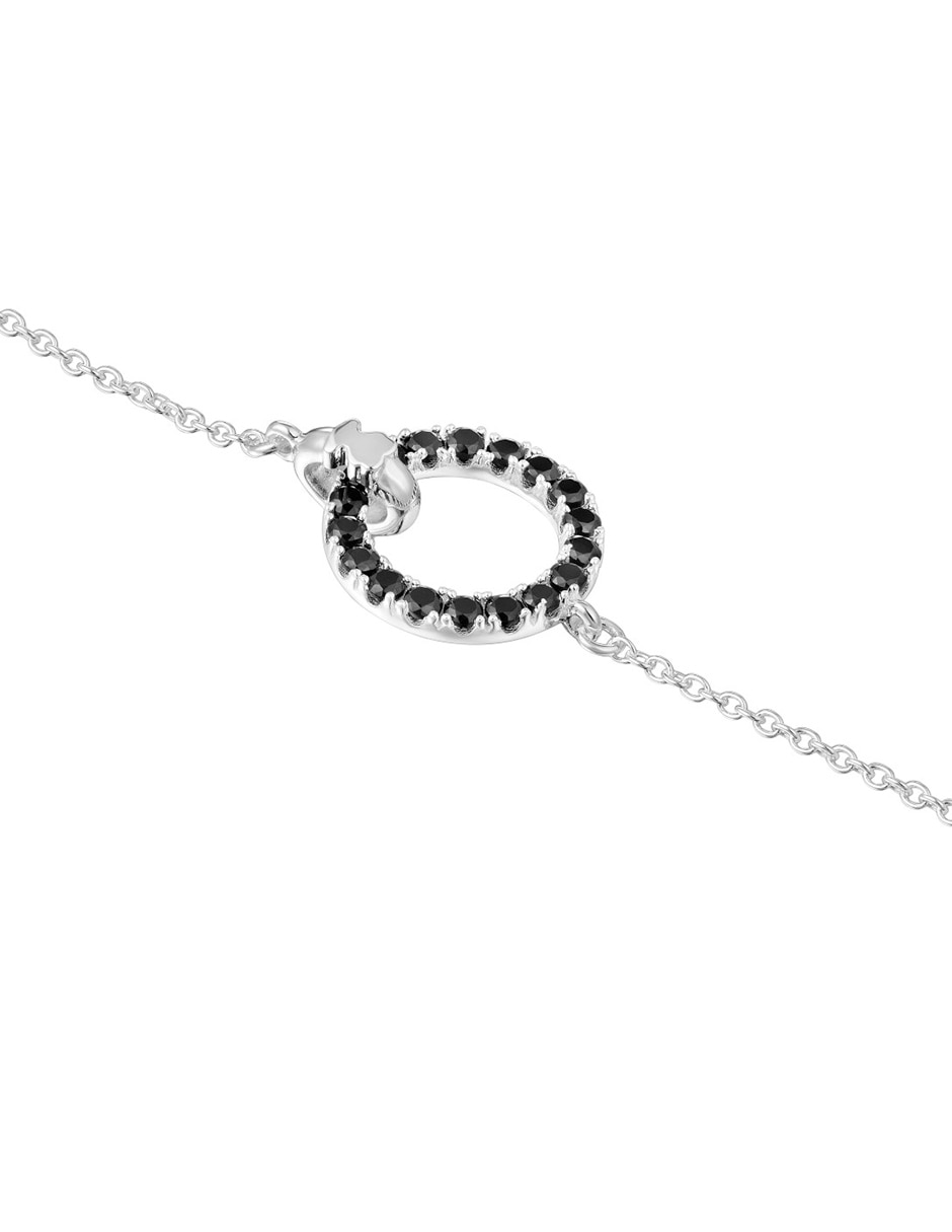 Pulsera Tous de Plata con espinela P 925 Straight acabado brillante