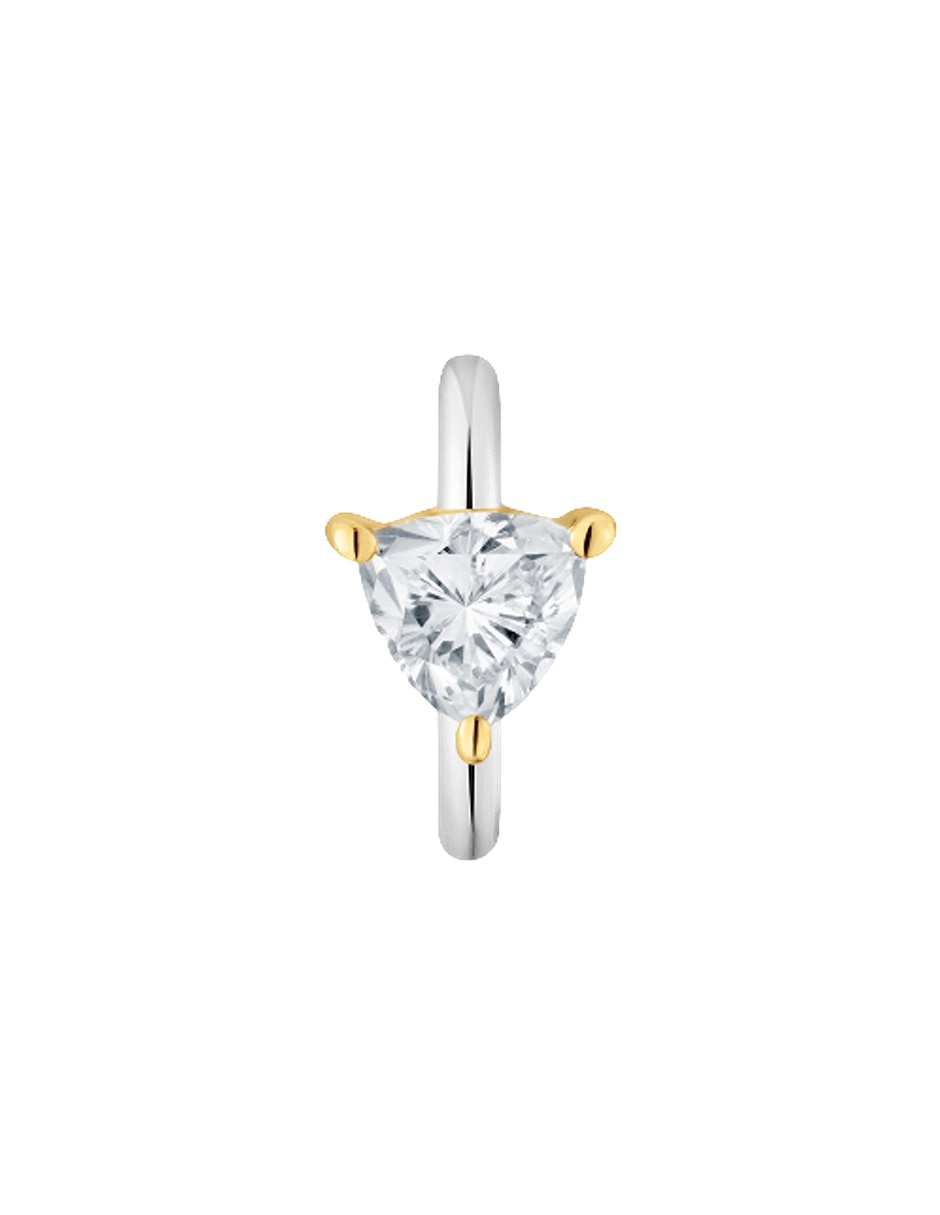 Arete Tous Shine LGD de oro amarillo 14 K con acabado brillante
