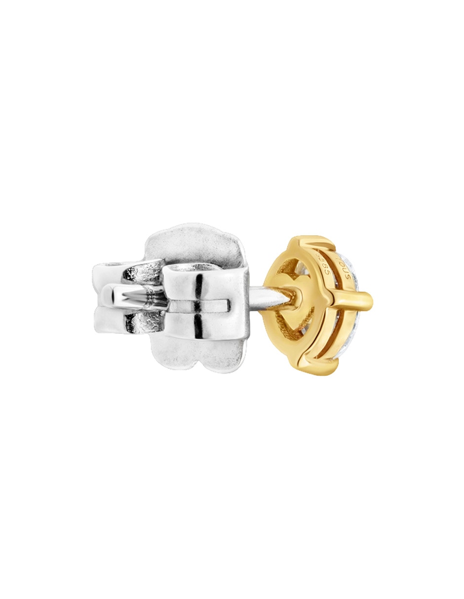 Arete Tous Shine LGD de oro amarillo 14 k con acabado brillante