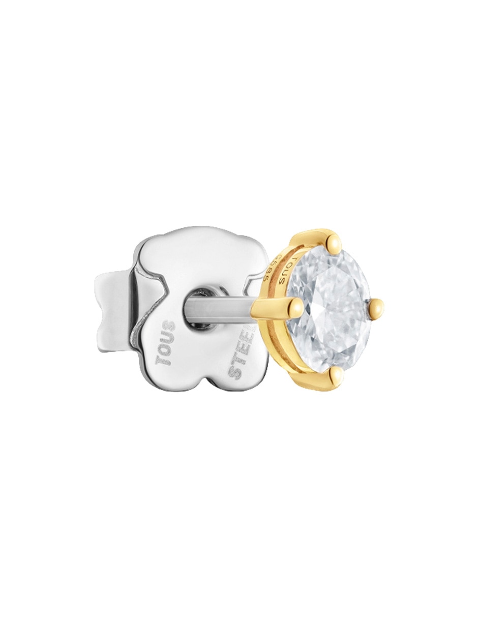 Arete Tous Shine LGD de oro amarillo 14 k con acabado brillante