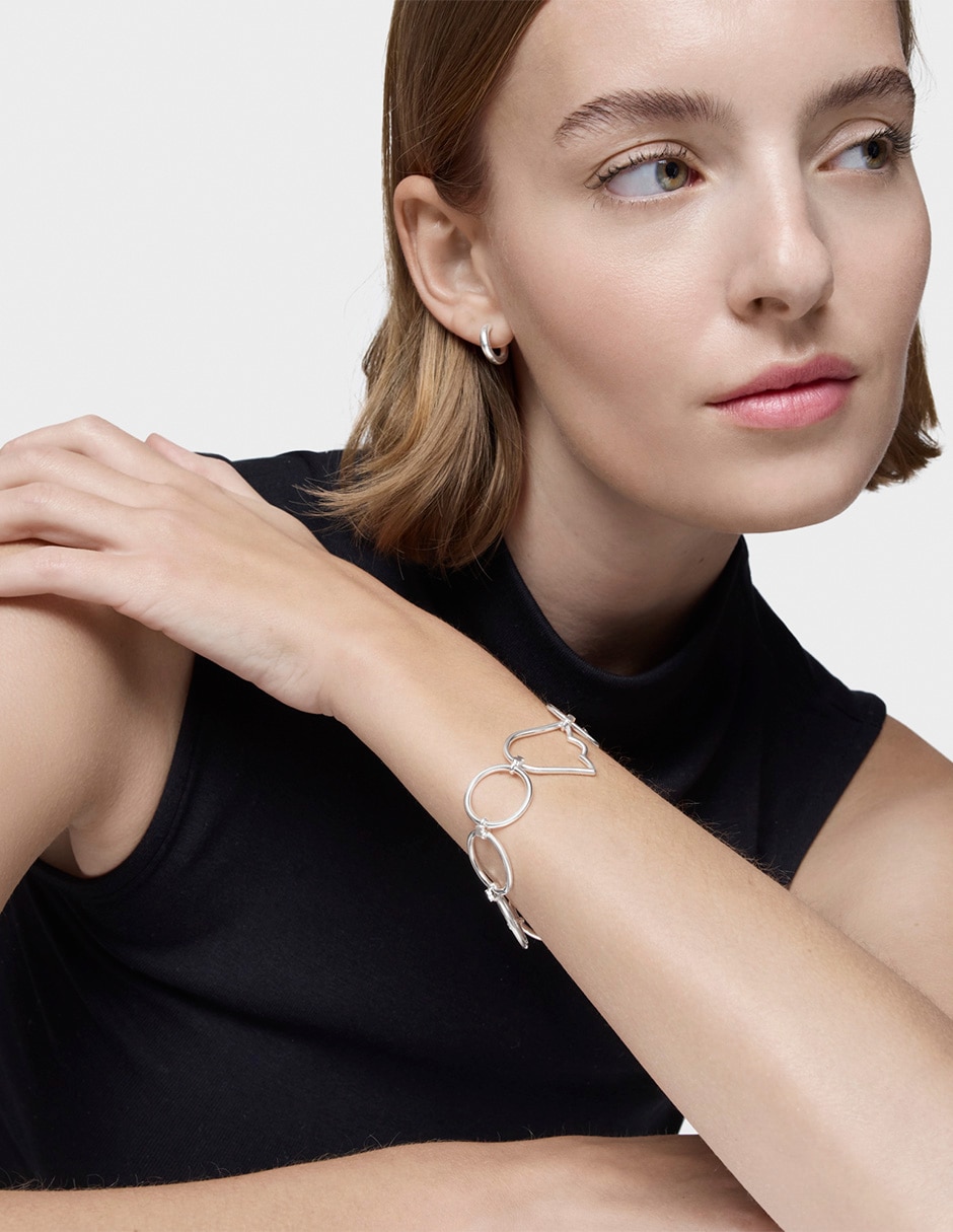 Pulsera Tous de plata Con P 925 Straight