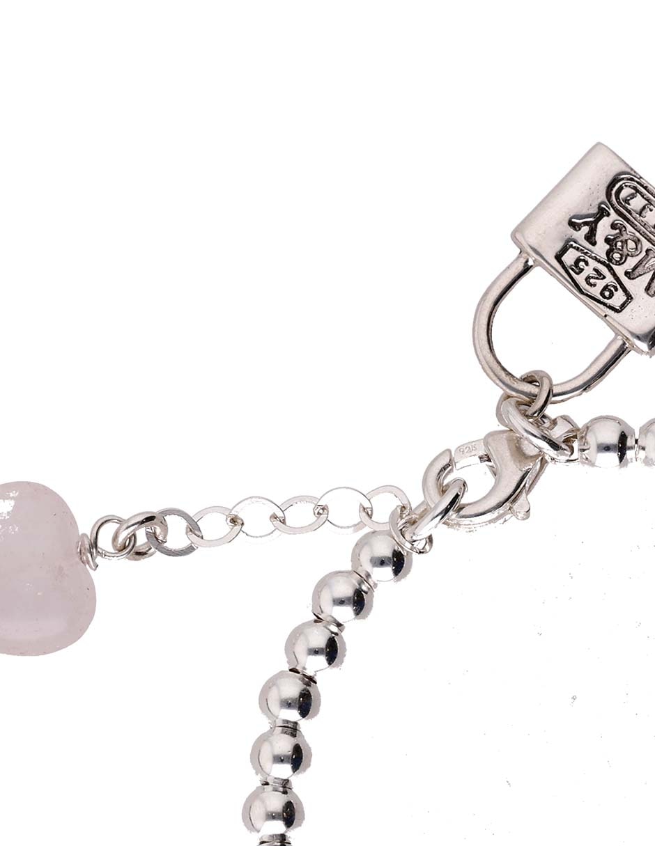 Pulsera e&n cherny de plata con cuarzo p 925 fashion acabado brillante