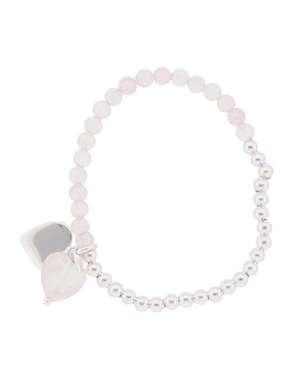 Pulsera de plata con cuarzo P 925 Fashion acabado brillante