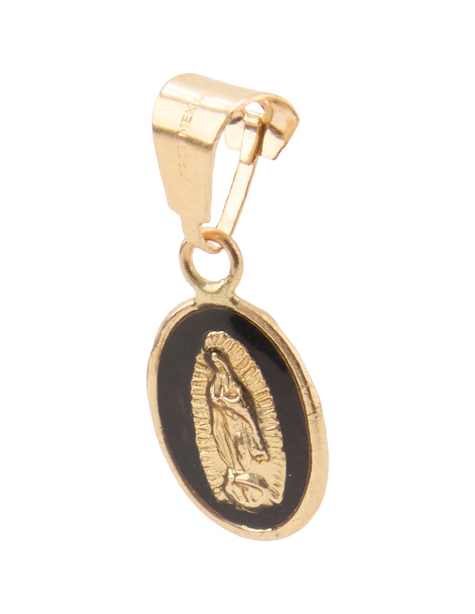 Medalla de virgen de guadalupe de oro 14 k 2