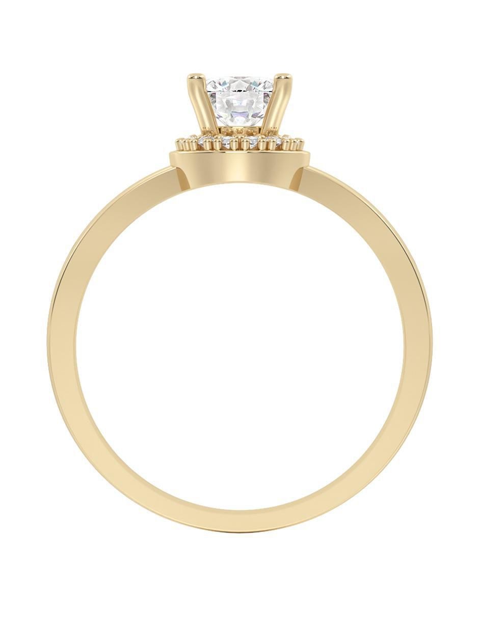 Anillo de compromiso 14 k 5