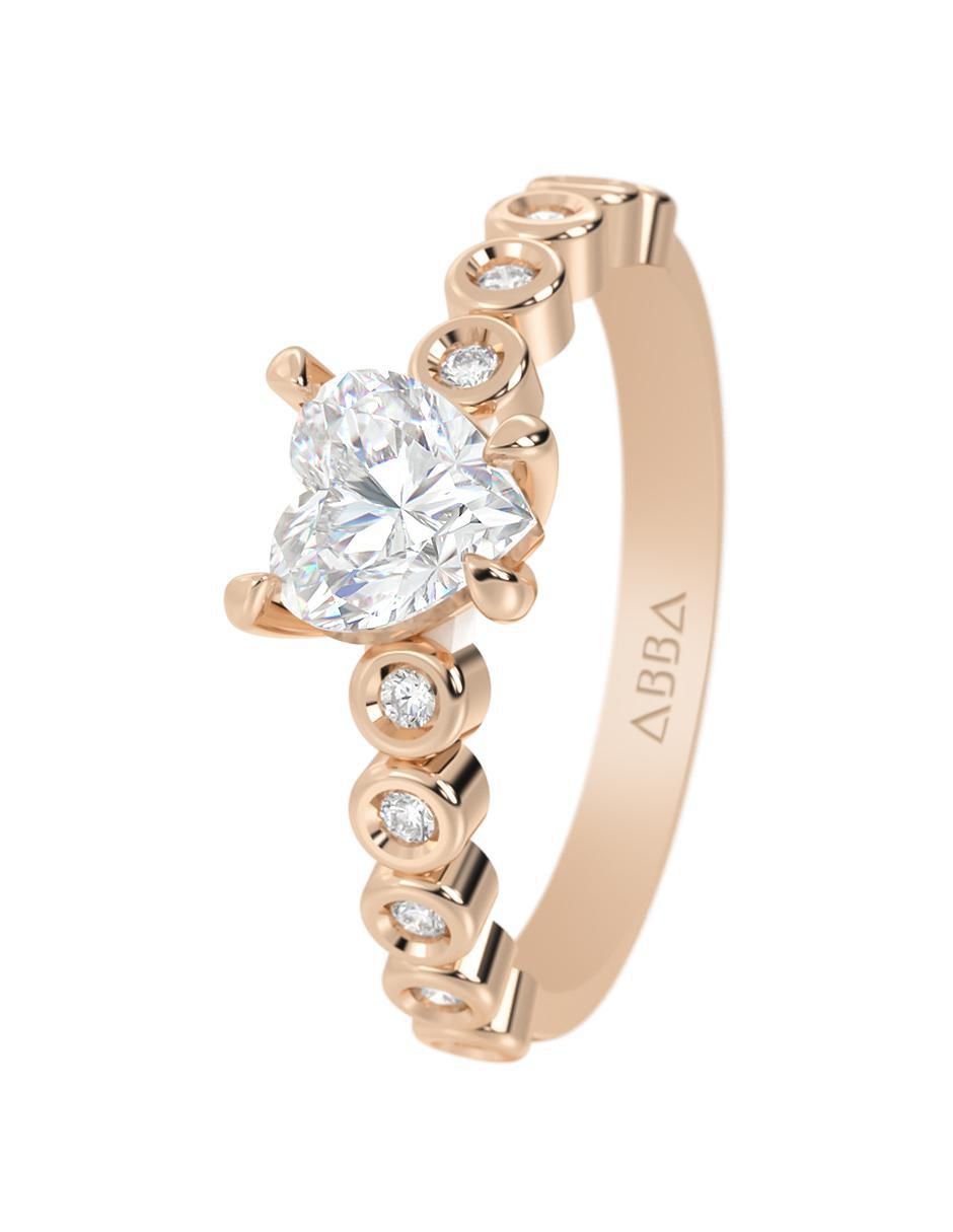 Anillo de compromiso 14 k 2