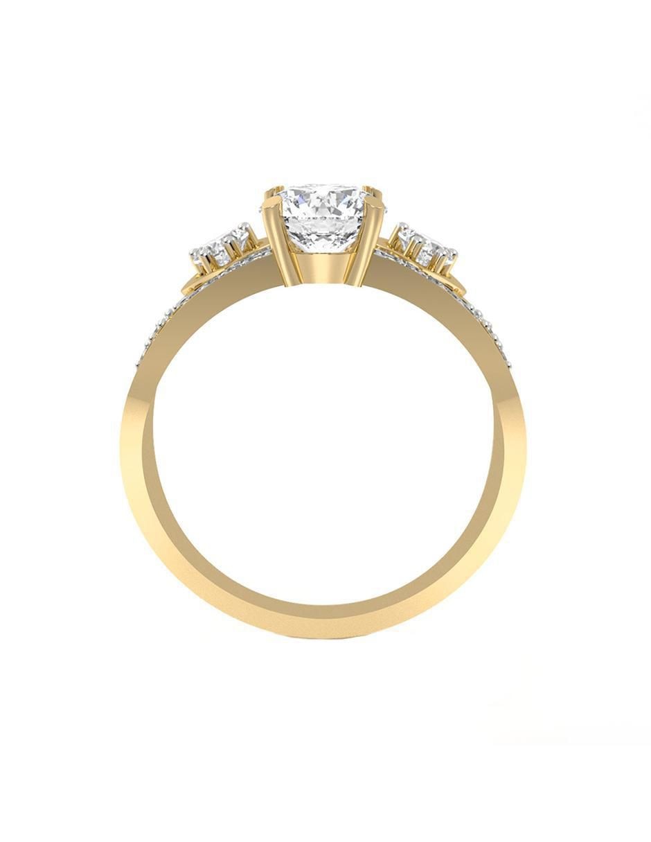 Anillo de compromiso 10 k 5
