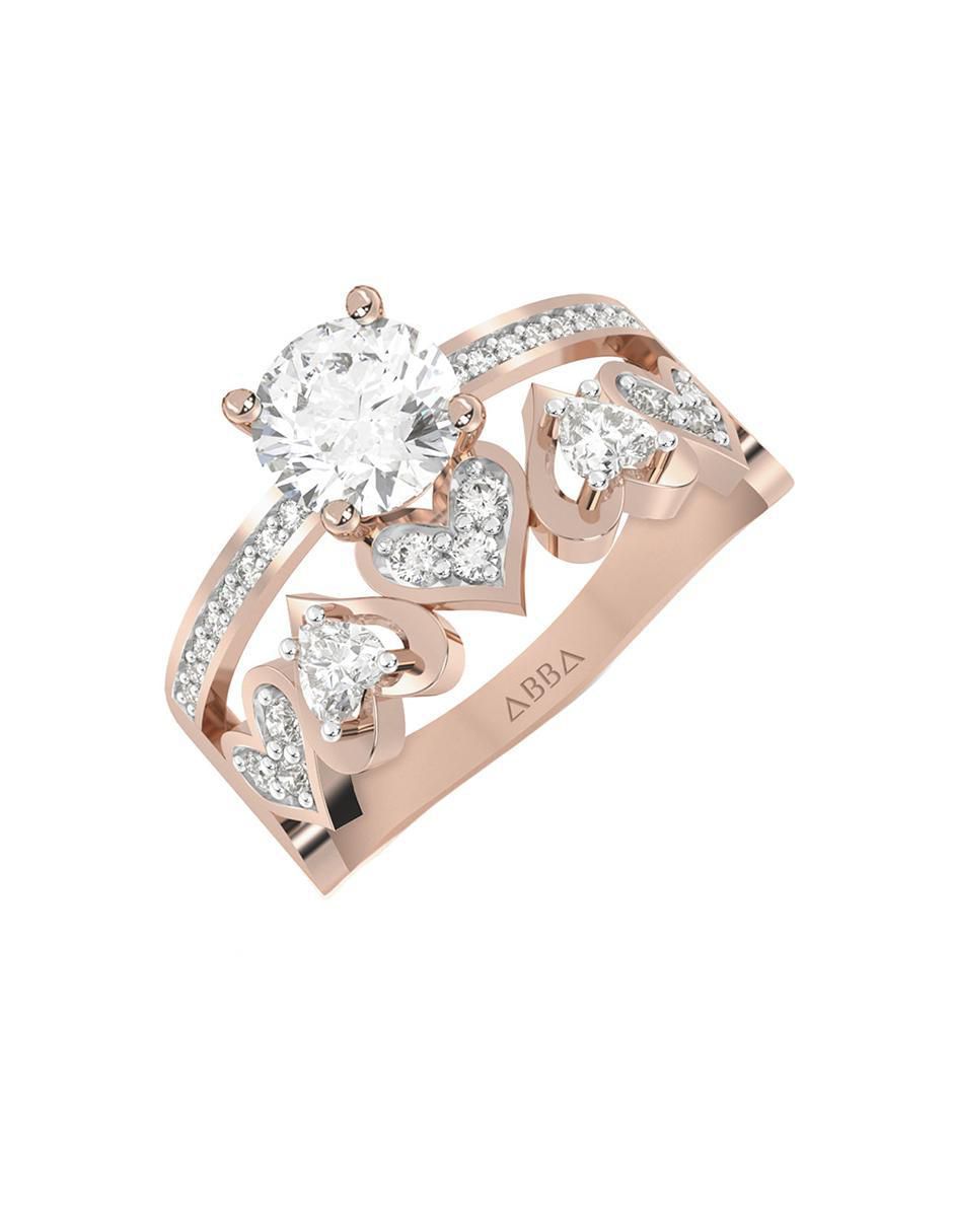 Anillo de compromiso 10 k 2