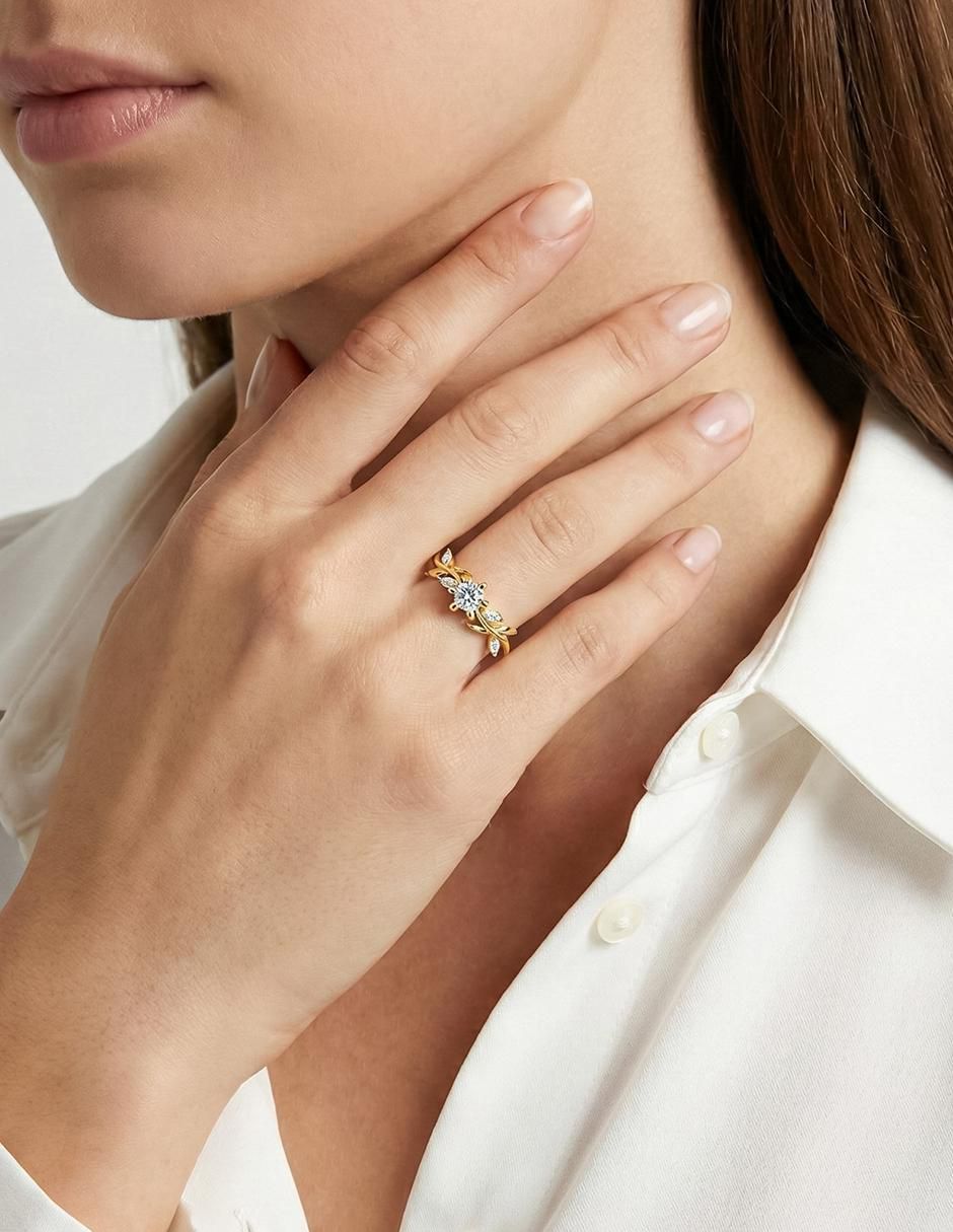 Anillo de compromiso 10 k 4