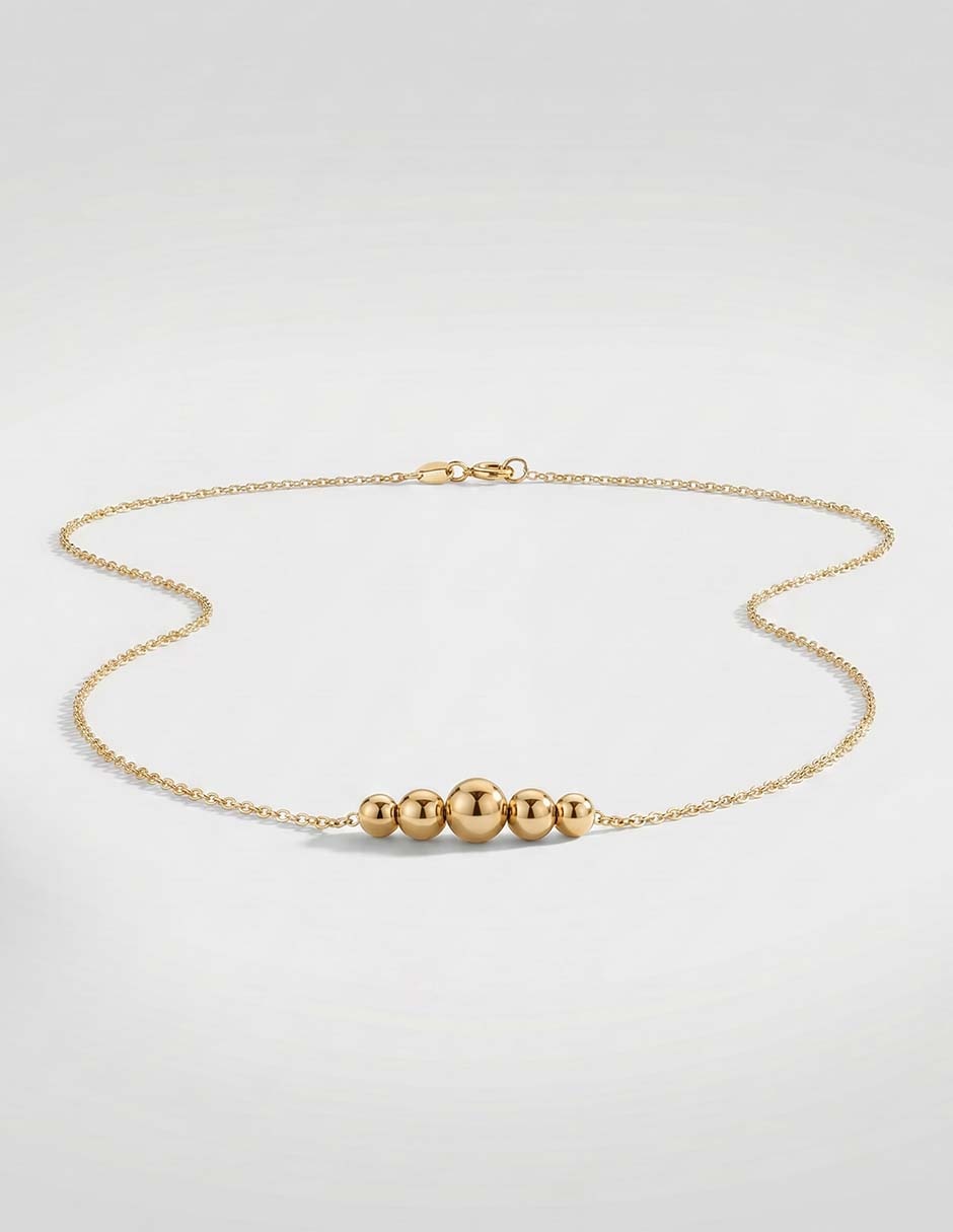 Collar de oro amarillo 14 K 1