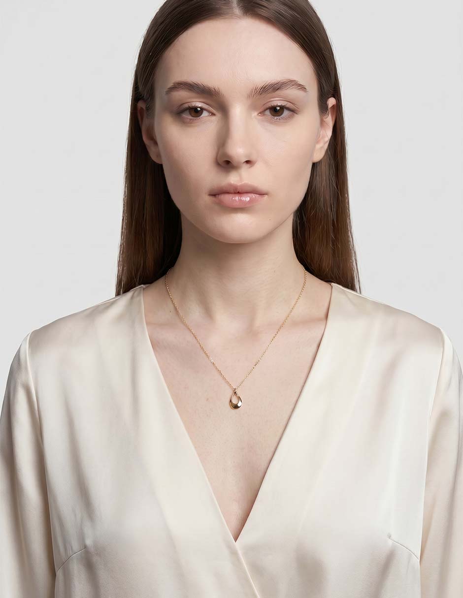 Collar de oro amarillo 14 K 1