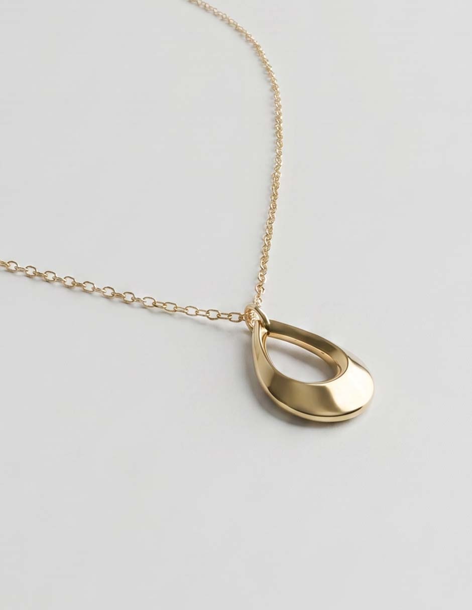Collar de oro amarillo 14 K