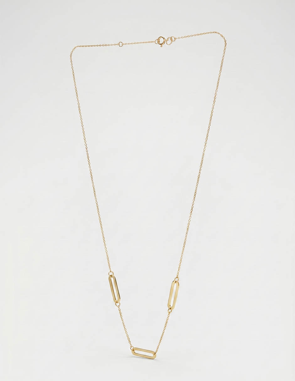 Collar de oro amarillo 14 K 3