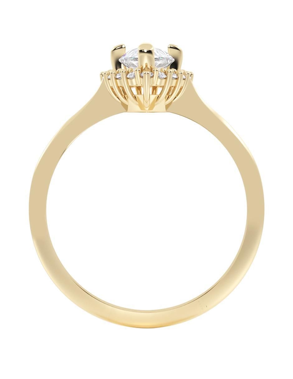Anillo de compromiso 14 k 6