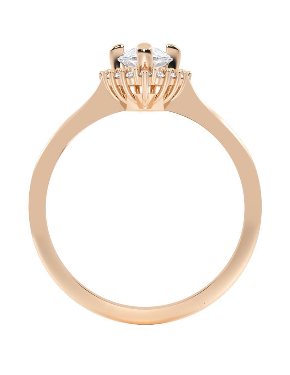 Anillo de compromiso 14 k 2