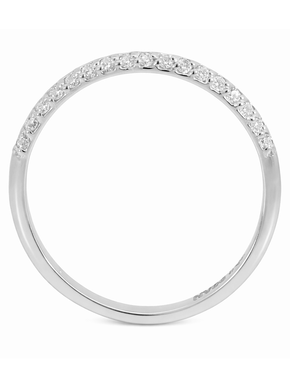 Churumbela de oro blanco 14 K diamante 2
