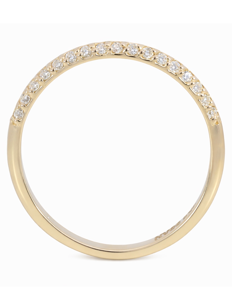 Churumbela de oro amarillo 14 K diamante 2