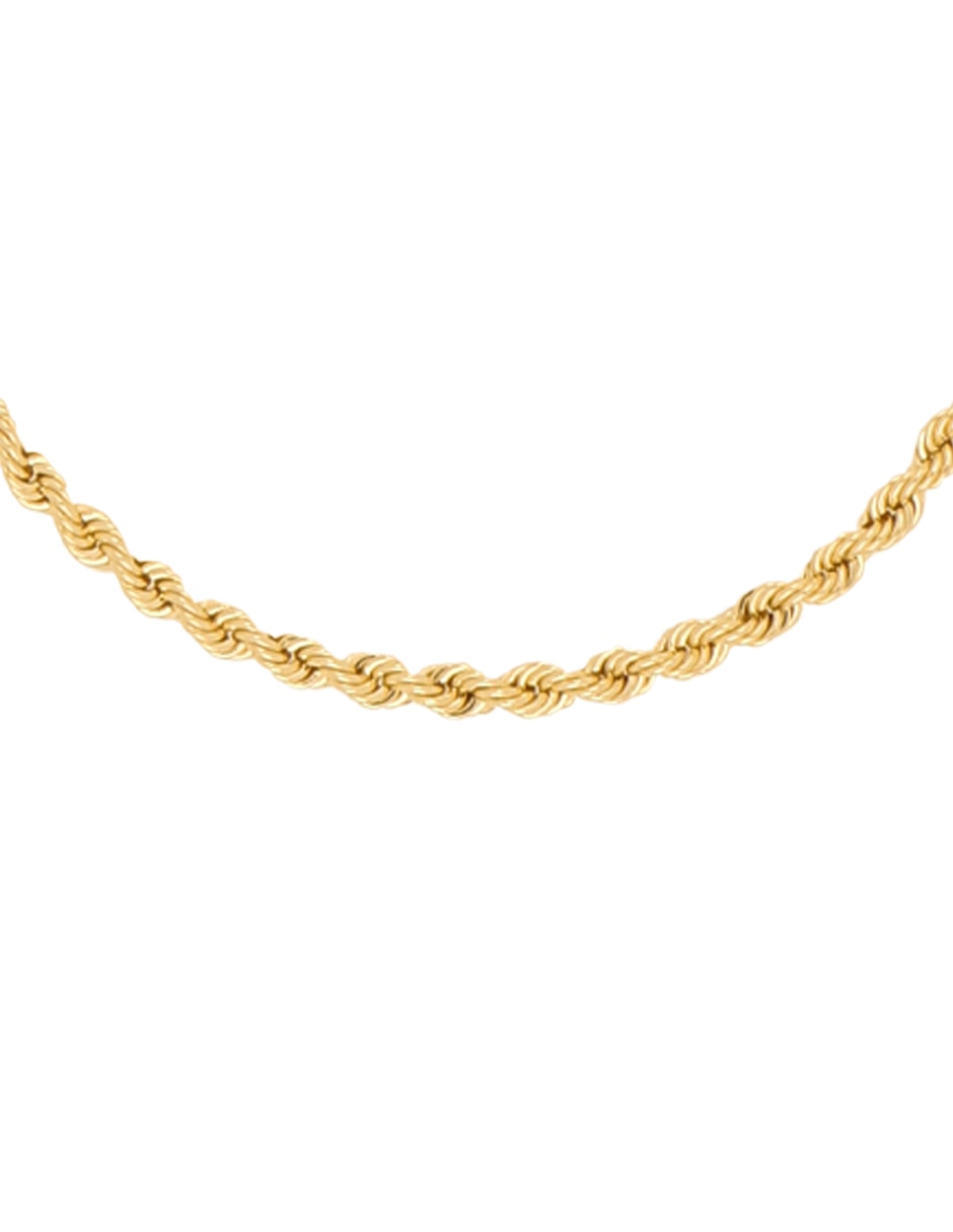 Cadena Dinasti de oro amarillo 14 K